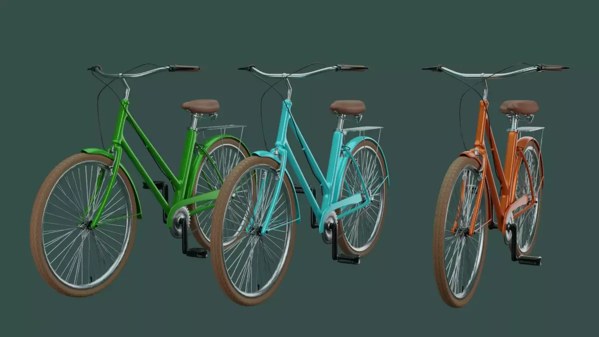 City bicycle  3D model