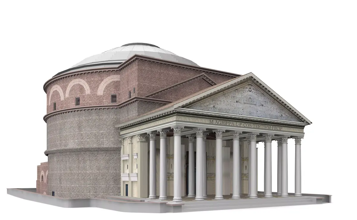 Pantheon in Rome Italy 3D model