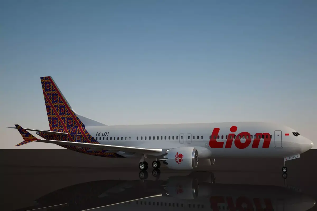 Lion Air Boeing 737 MAX  8 3D model