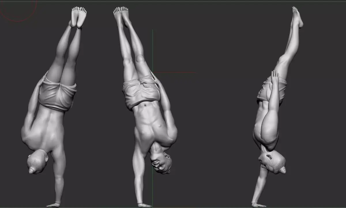 yoga pose  3D print model