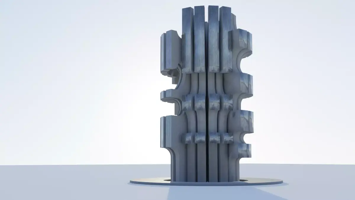Kozara Monument 3D model