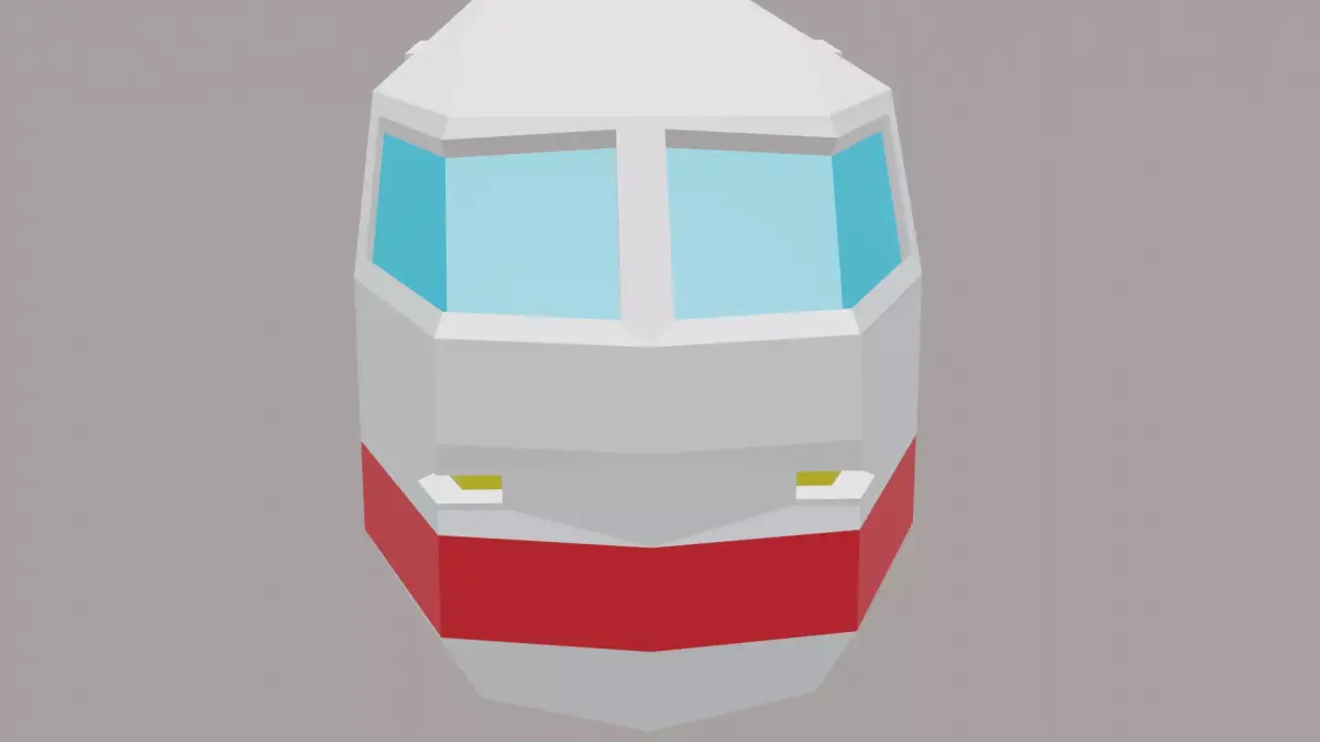 very beautifull train Low-poly 3D model by 78652552anans