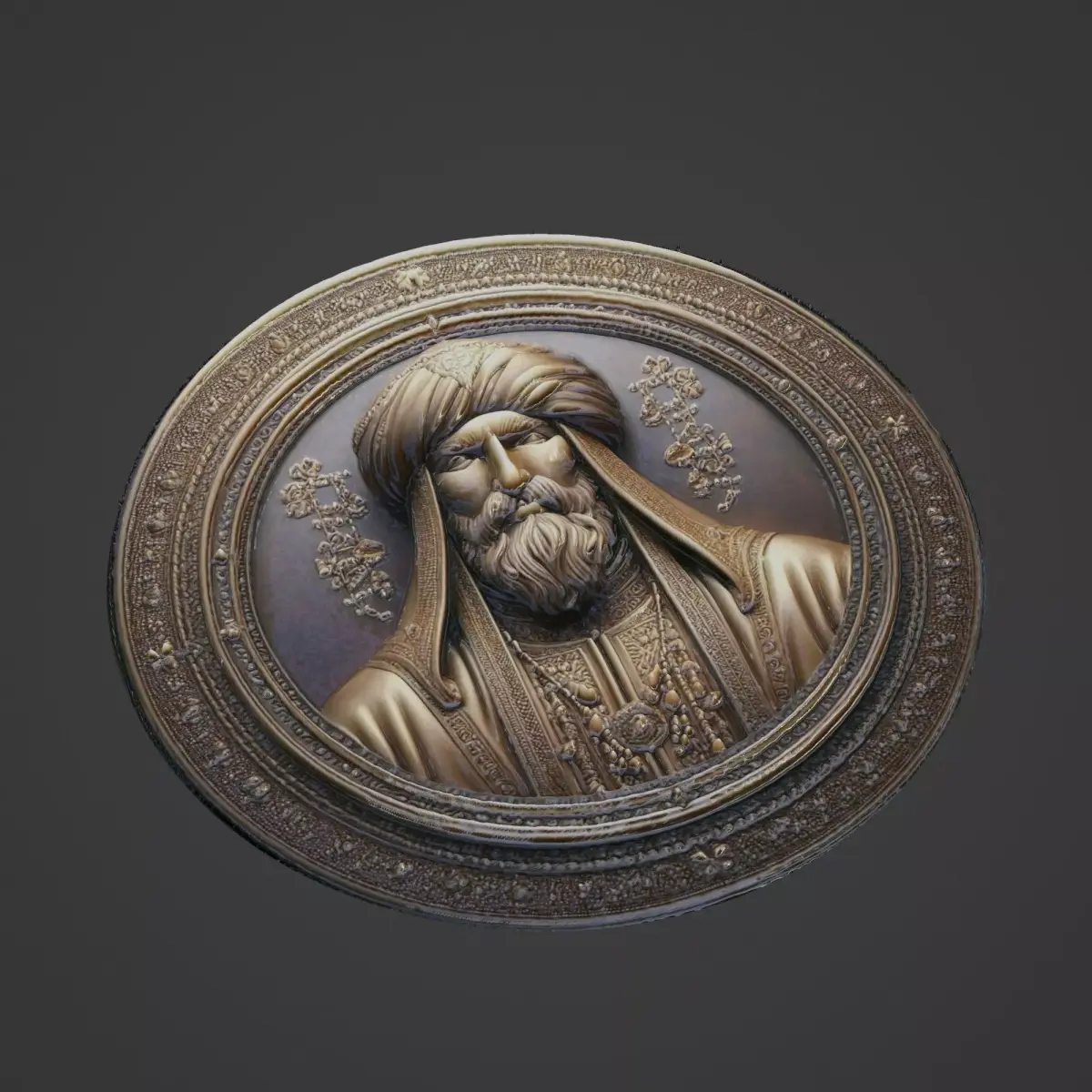 Saladin Medallion 3D print model get