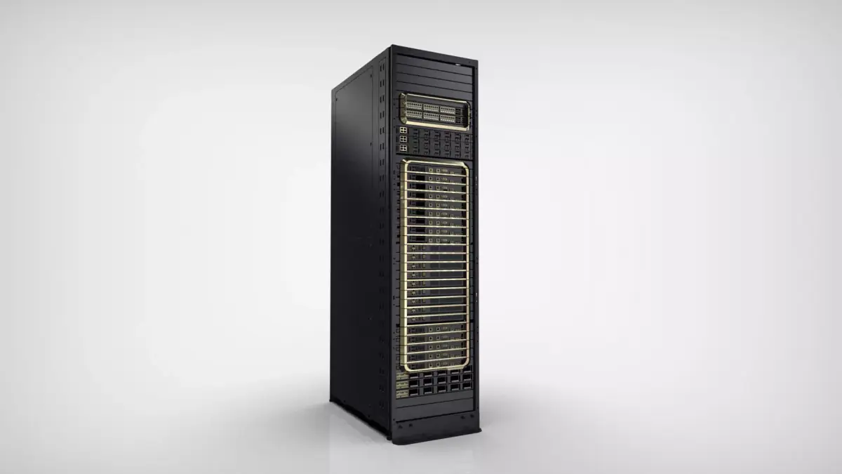 AI data center Server Rack Blackwell GB200 and 300 Realistic 3D 3D model
