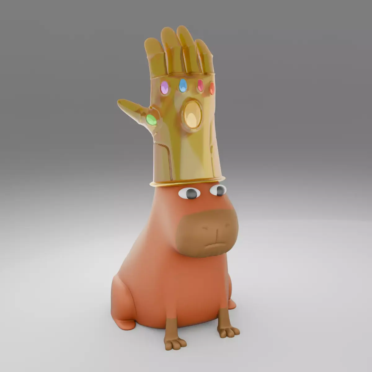 Capithanos Low-poly 3D model
