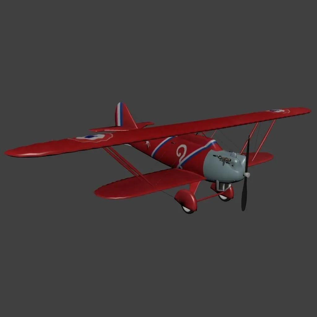 Breguet XIX Low-poly 3D model