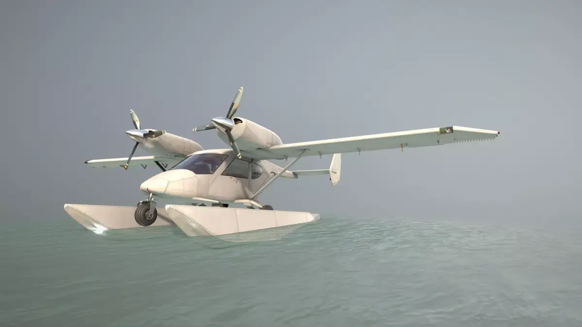 Accord-201 Floatsplane Default Livery Low-poly 3D model