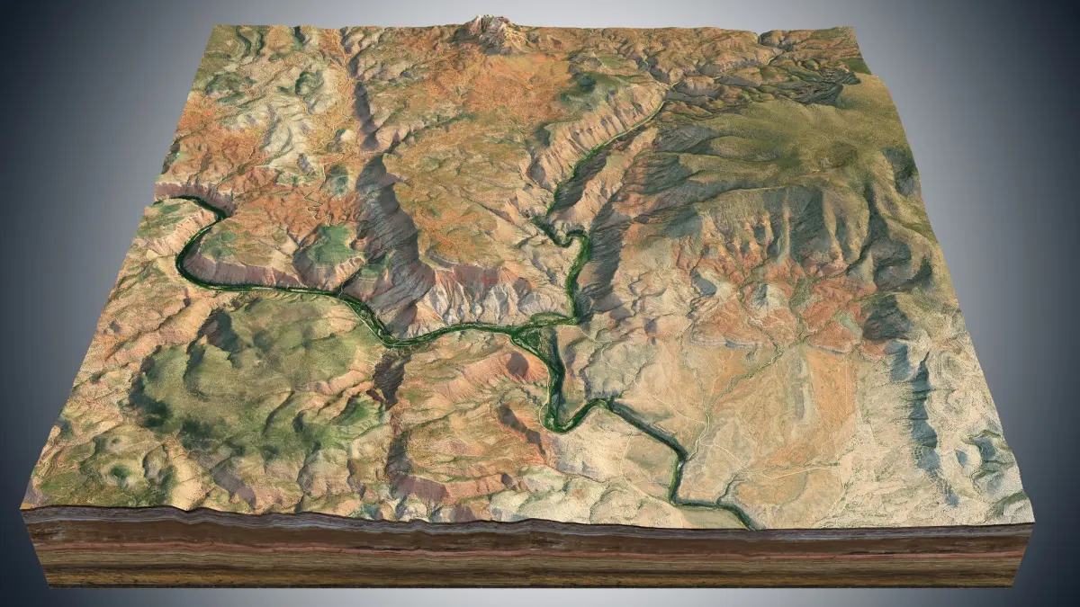 Small Canyon 3D model