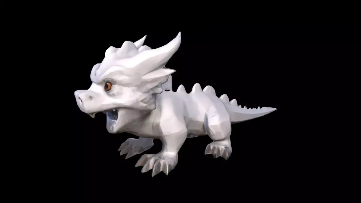Falkor Dinosaur 3d Model 3D model