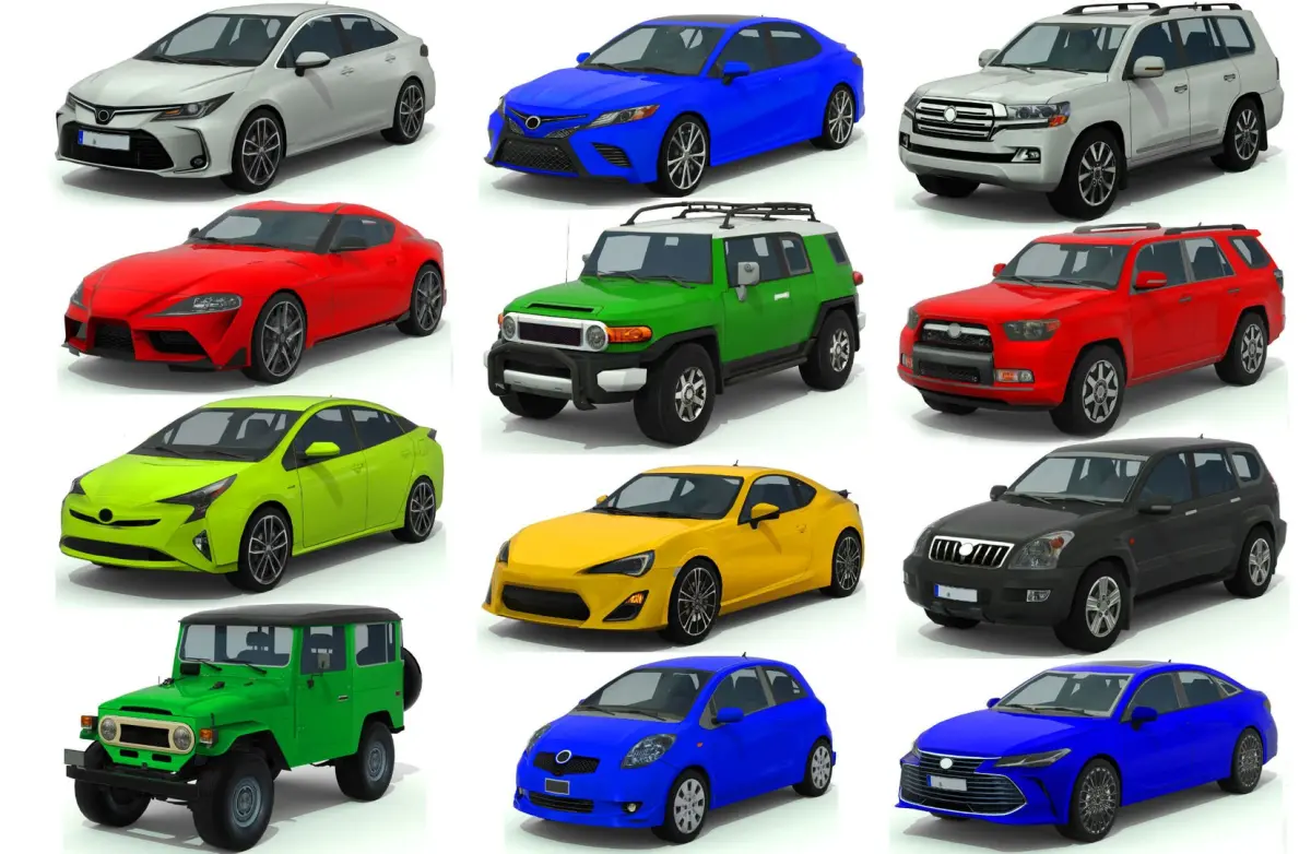 cars pack 2 3D model