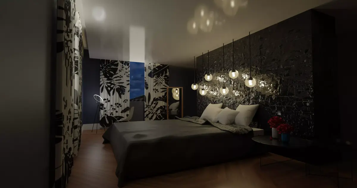  Bedroom Interior  blender 3D model