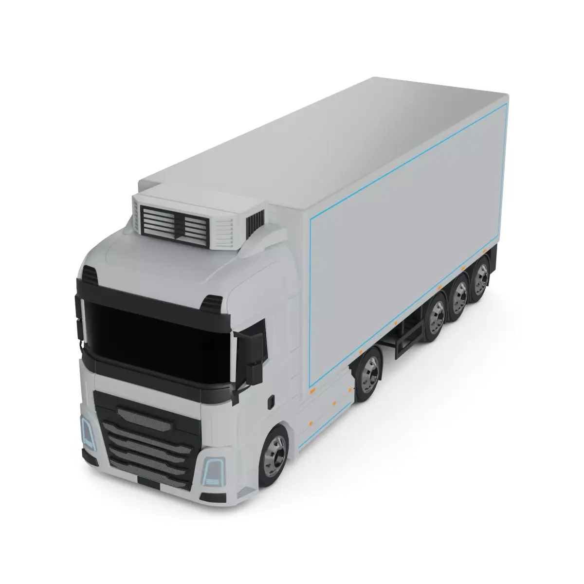 Refrigerated Truck 3D model