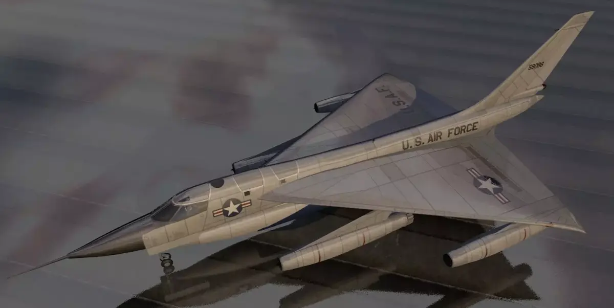 Convair B-58 Hustler 3D model