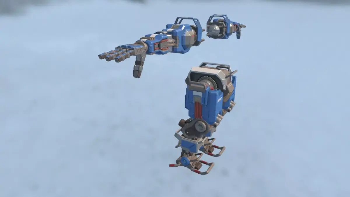 Robot Prime Low-poly 3D model