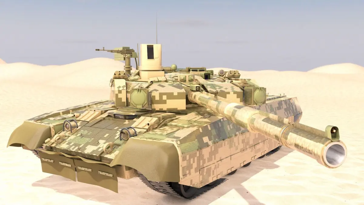Tank Oplot-M Main Battle Tank 3D model