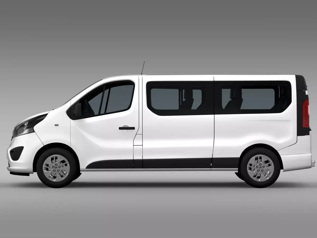 Vauxhall Vivaro Window Van 2017 L2H1 3D model