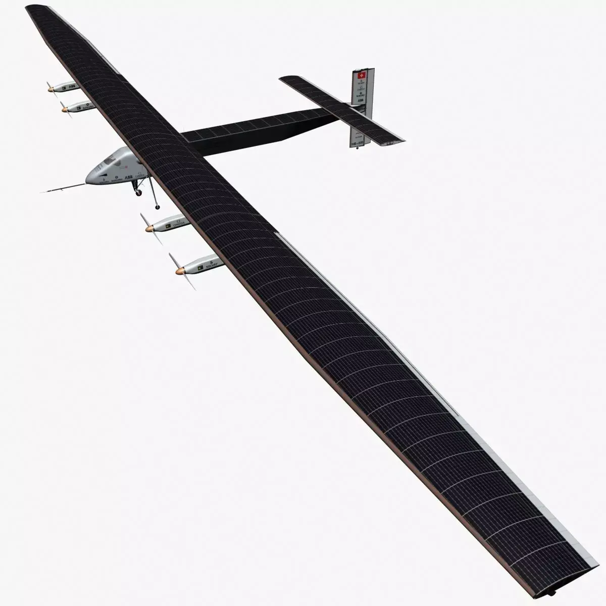 Solar Impulse-II 3D model