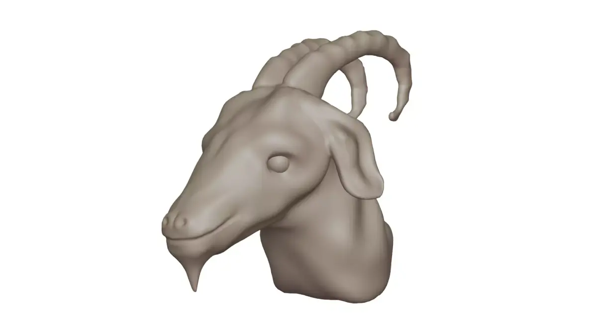 Goat Head 3D model get