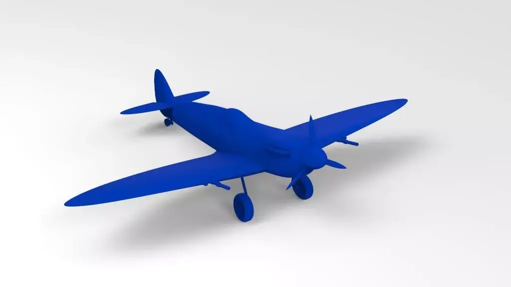 Supermarine Spitfire MkVb 3D Print 3D print model