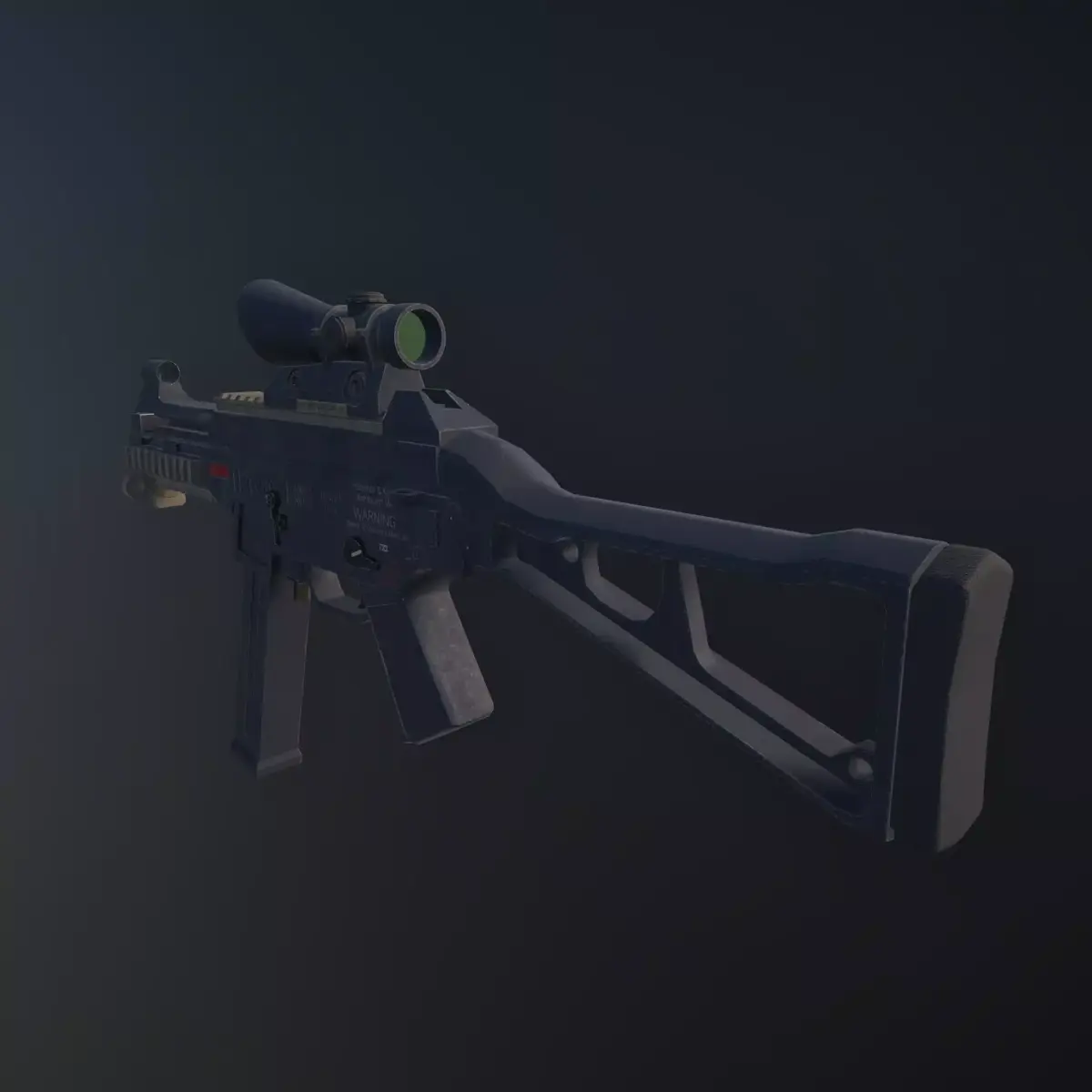 HK UMP-45 Free low-poly 3D model