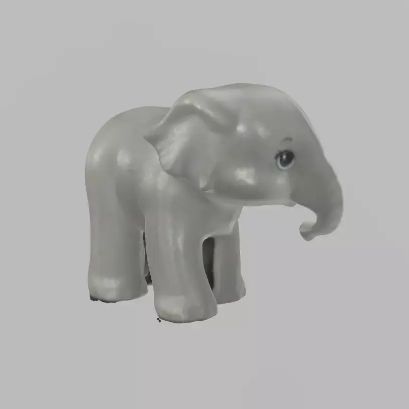 Elephant toy 3D print model