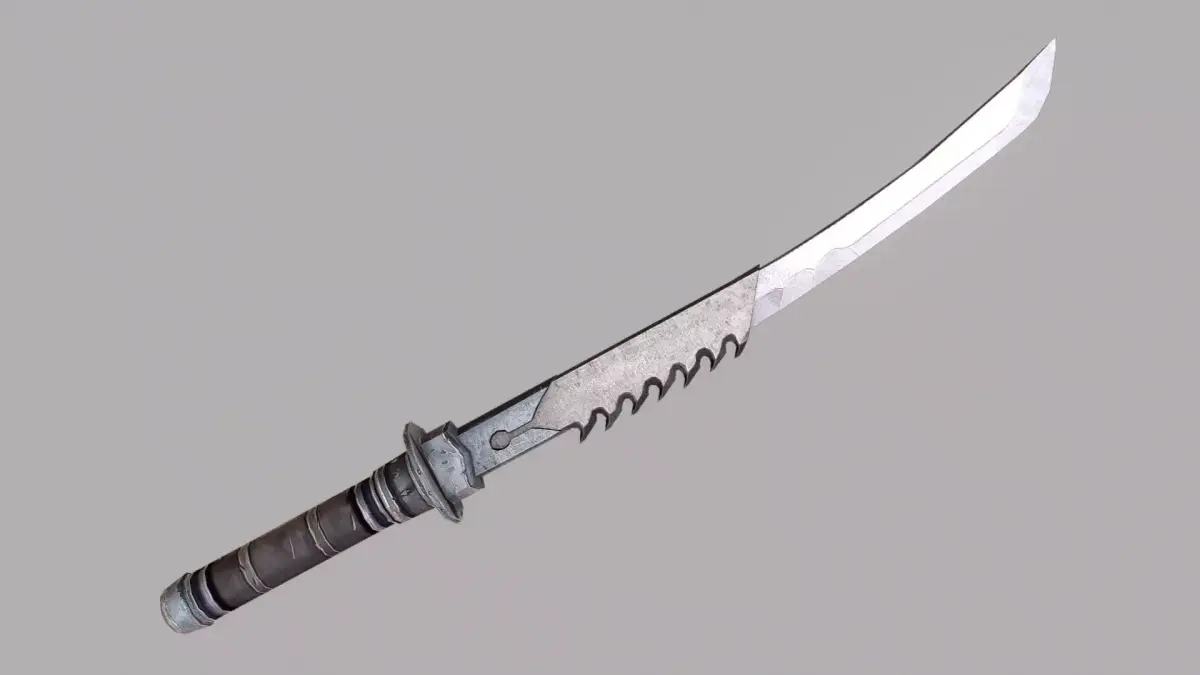 Sword samurai Low-poly 3D model buy