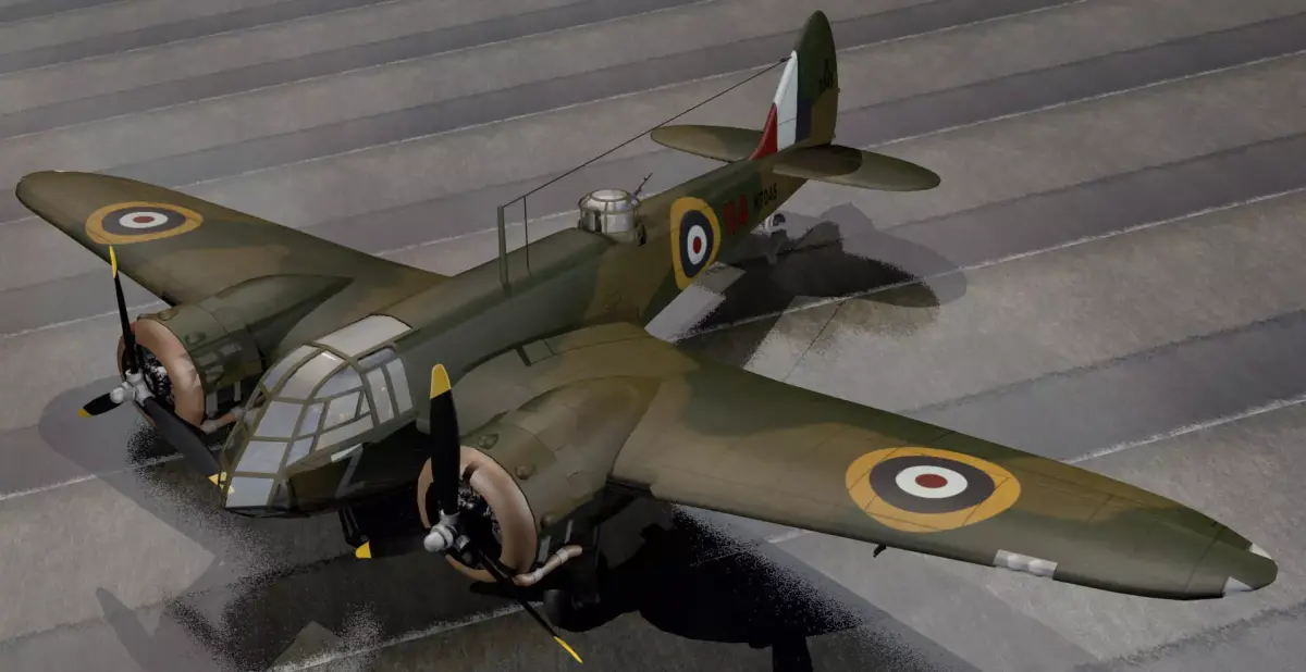 Bristol Blenheim Mk-1 3D model