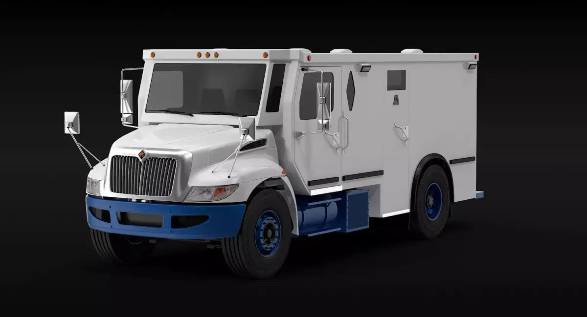 Armored Truck 3D model purchase