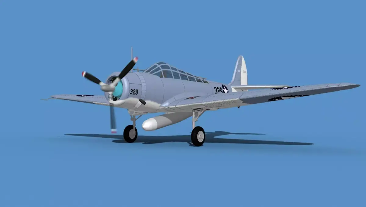 Douglas TBD-1 Devestator V09 3D model