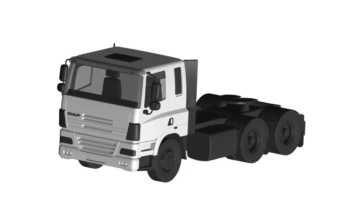DAF truck Trailer 3D model
