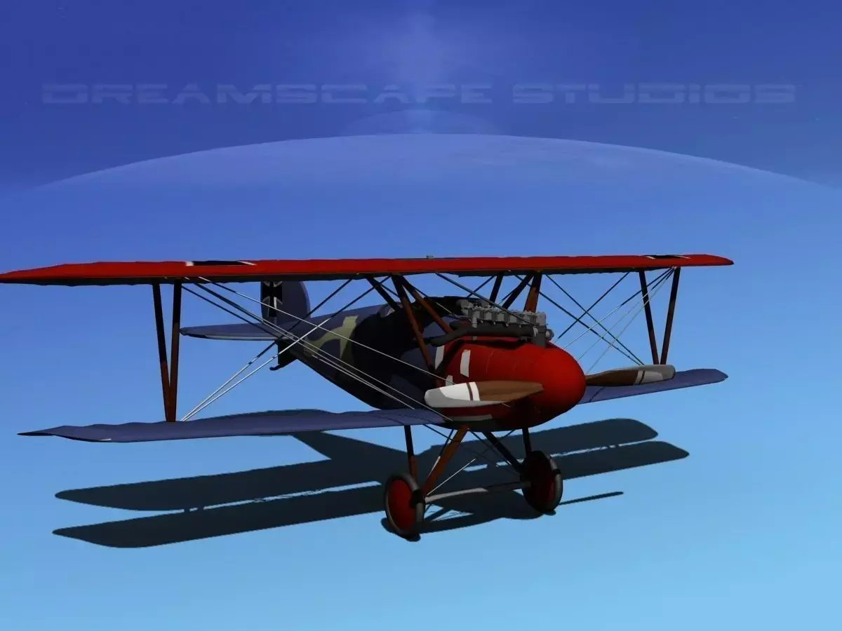 Albatross DIII Fighter 3D model by Dreamscape