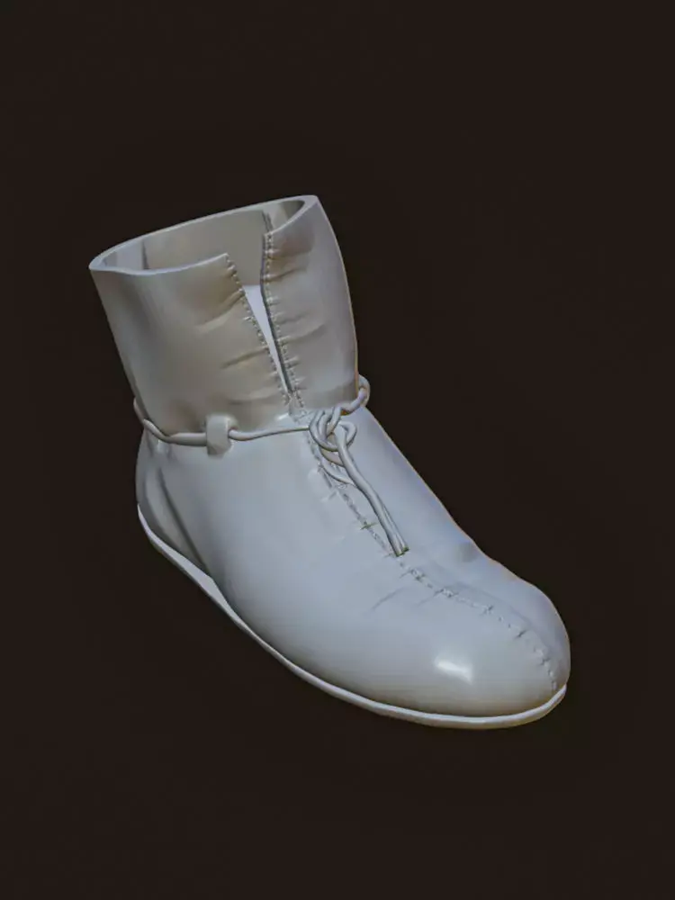 Authentic Medieval Ankle Boot 3D print model purchase