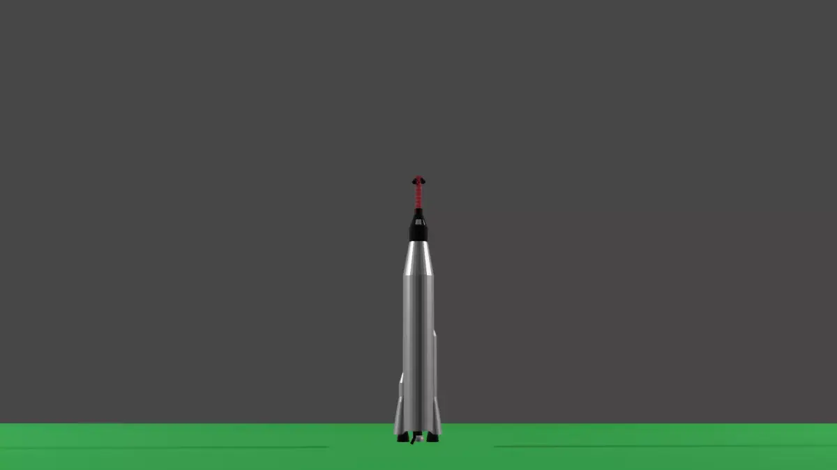 Space Race Rocket Pack Part 1  Free 3D model