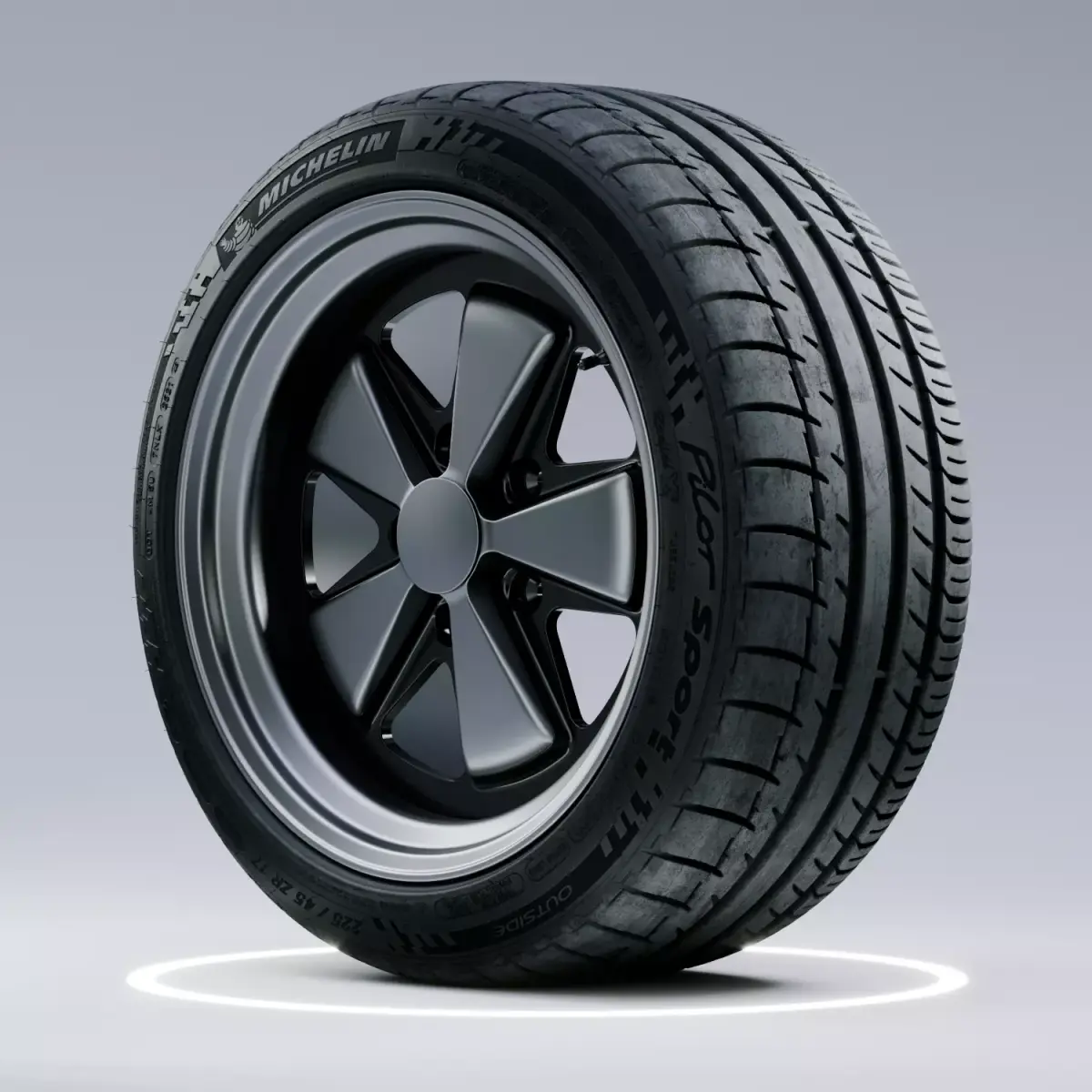 Michelin Pilot Sport PS2 N3 Real World Details 3D model