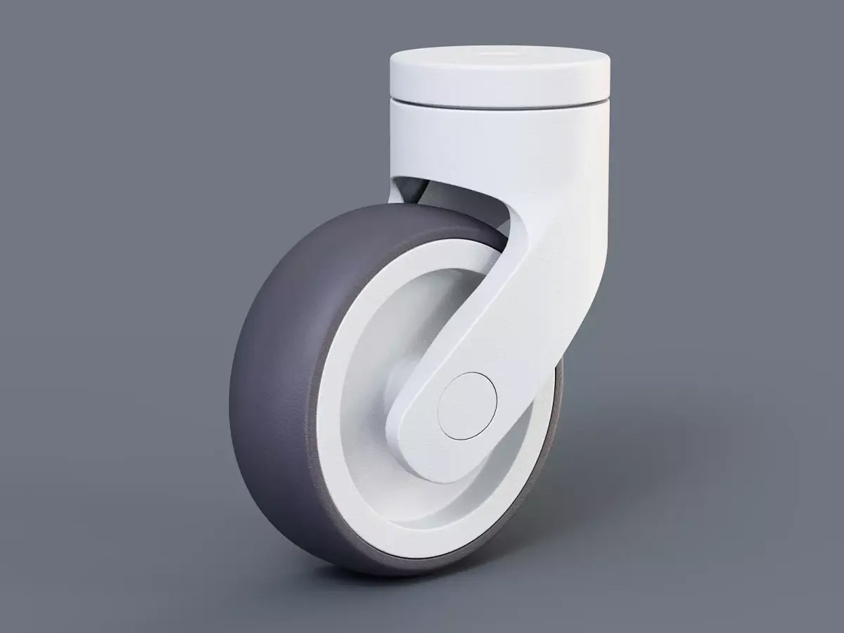 Caster Wheel Brakeless 3D model