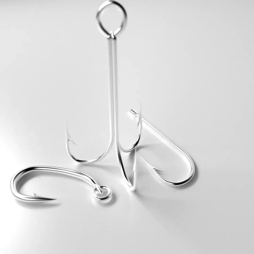 Fishing Hooks 3D model