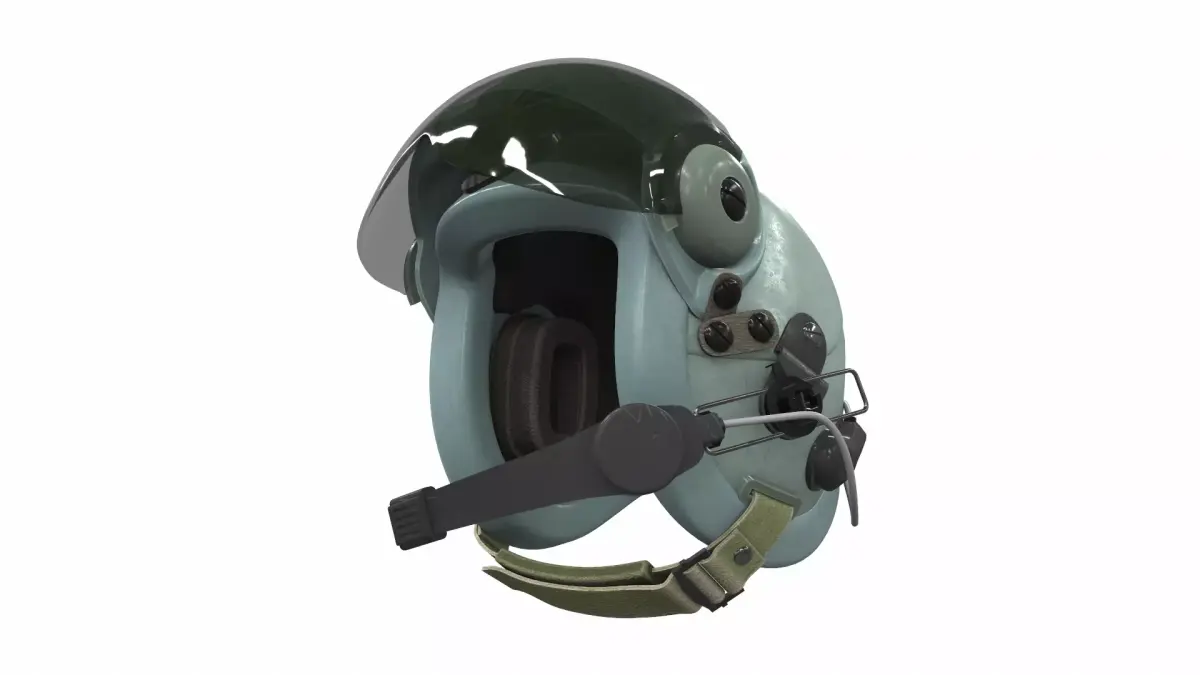 Pilot helmet ja-4 3D model
