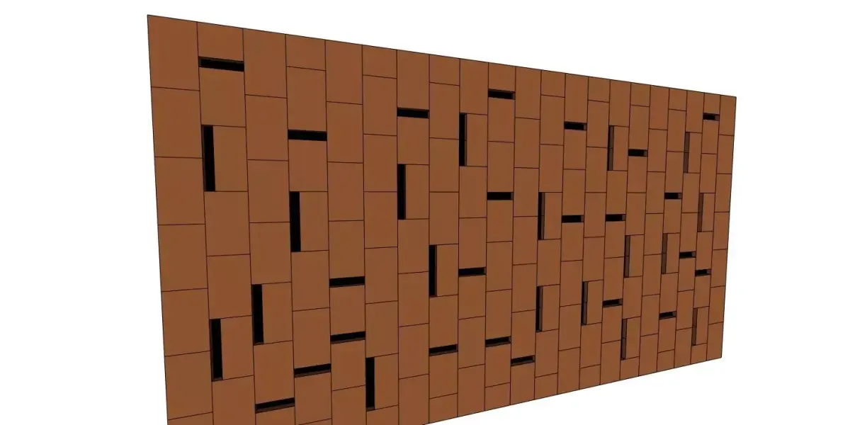Decorative Fence Panel - 3D Model Free 3D model