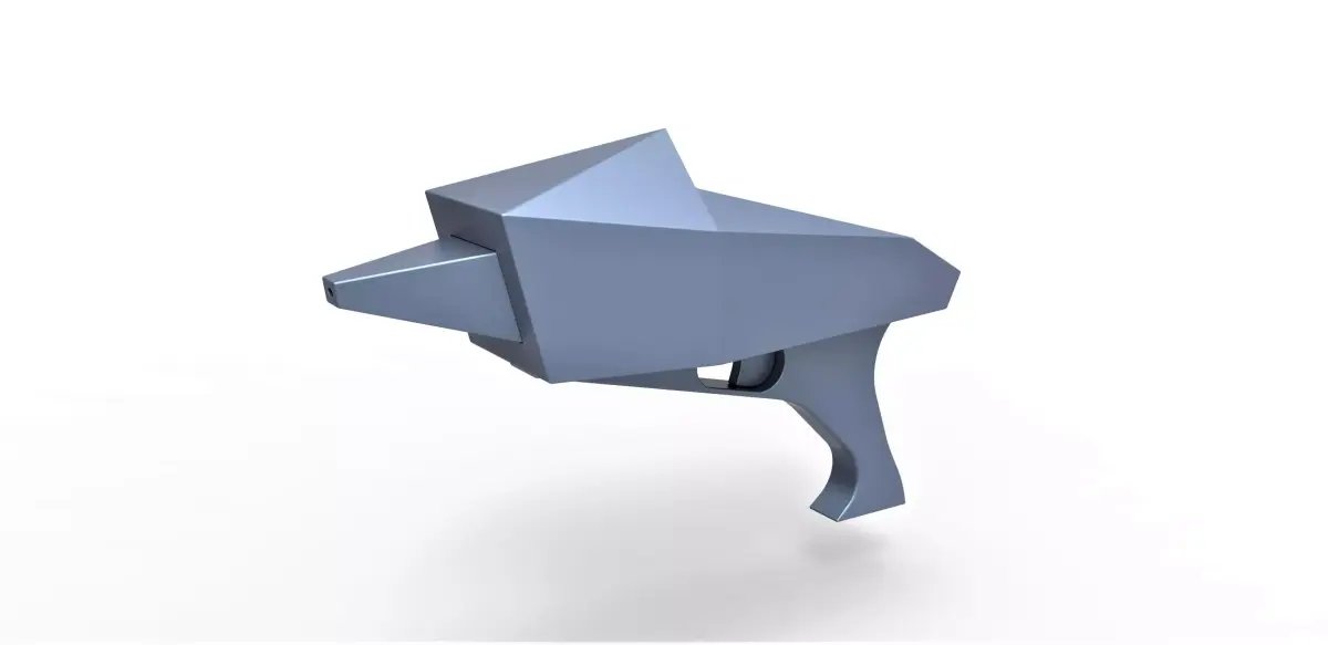 Big Alien Vaporizer pistol from The Invaders 1967 TV series 3D model