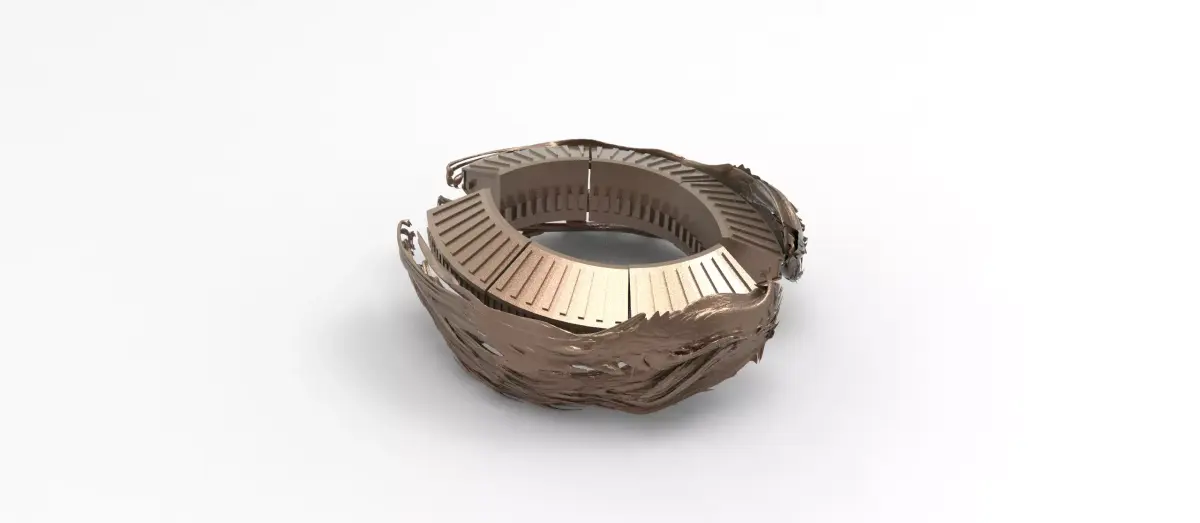 Sci fi portal stand 1  3D model