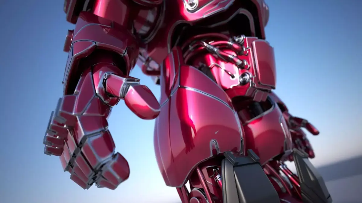 sci cool robot 3D model