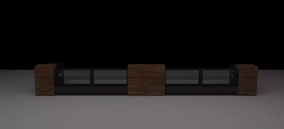 Kiosk Stand  Low-poly 3D model purchase