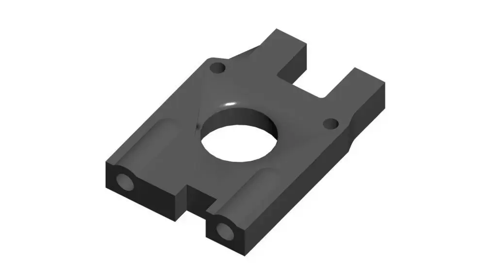 Replacement part IF405B Center Diff Mount for Kyosho 3D print model