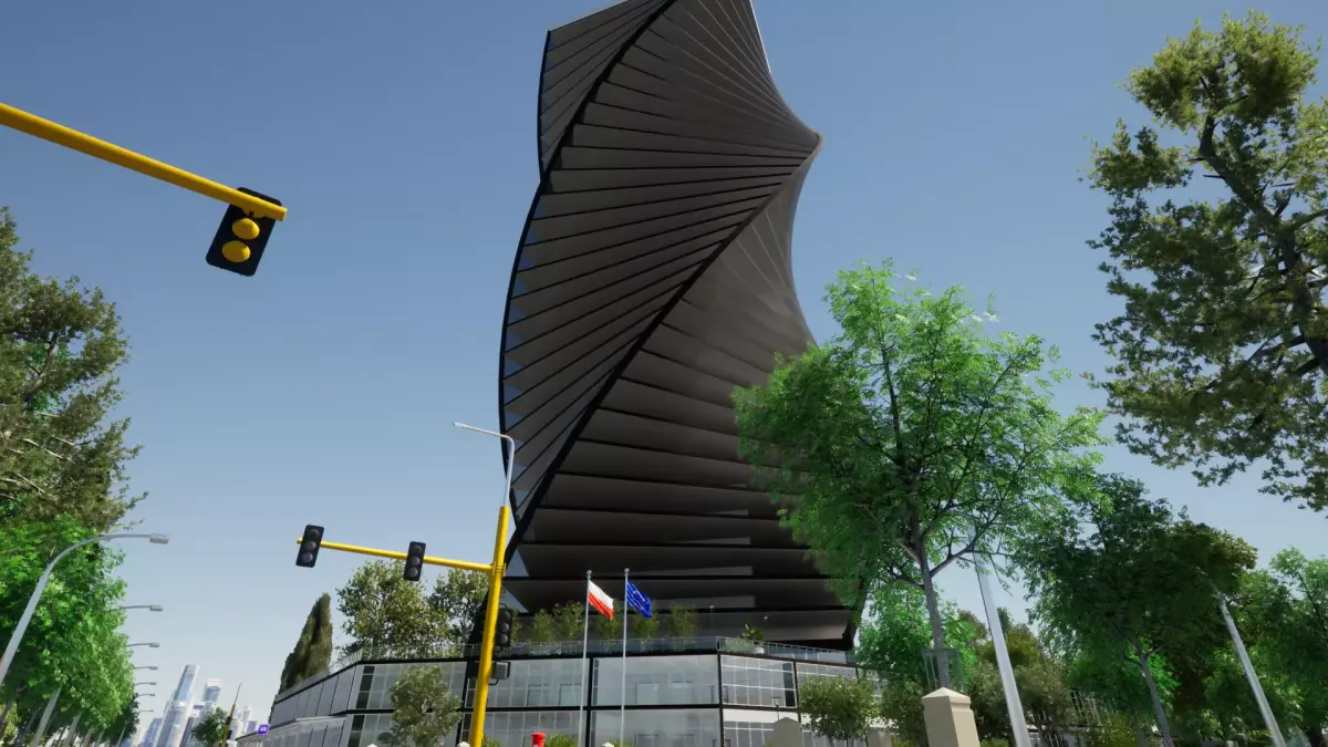 Residential and commercial building Stanczyk 3D model