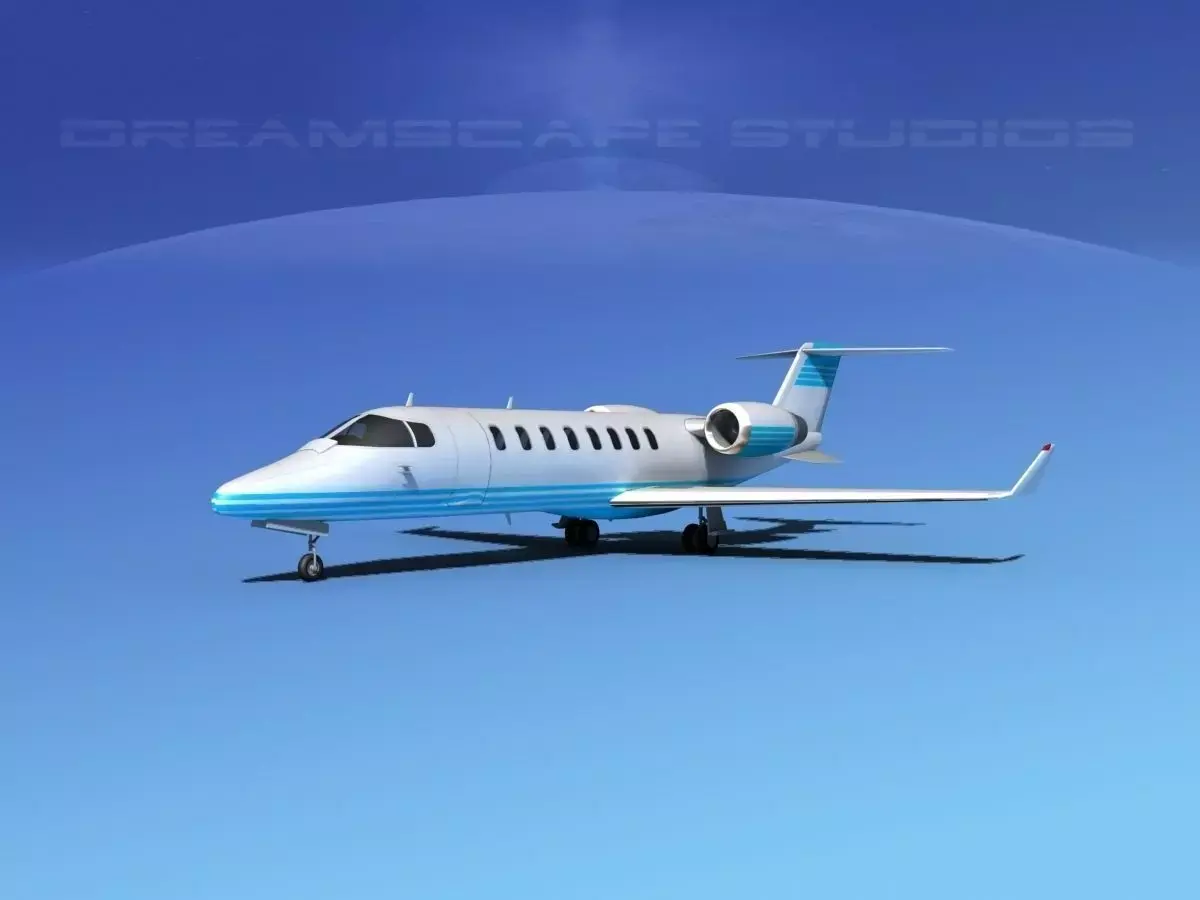 LearJet 45 V06 3D model