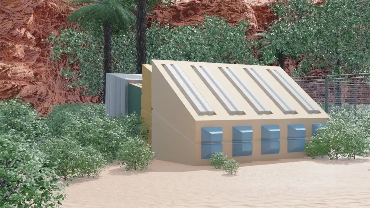 Desert Mining Town 3D model