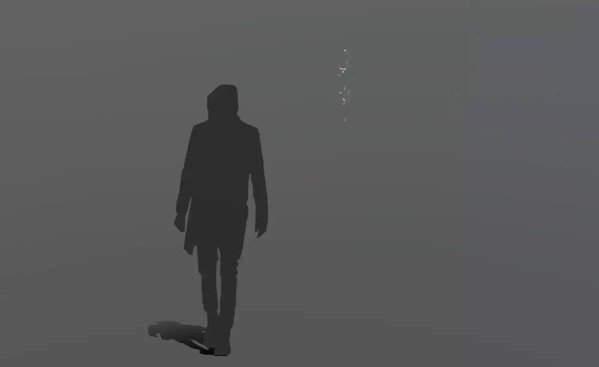 FeatherShootDown 30 Low-poly 3D model