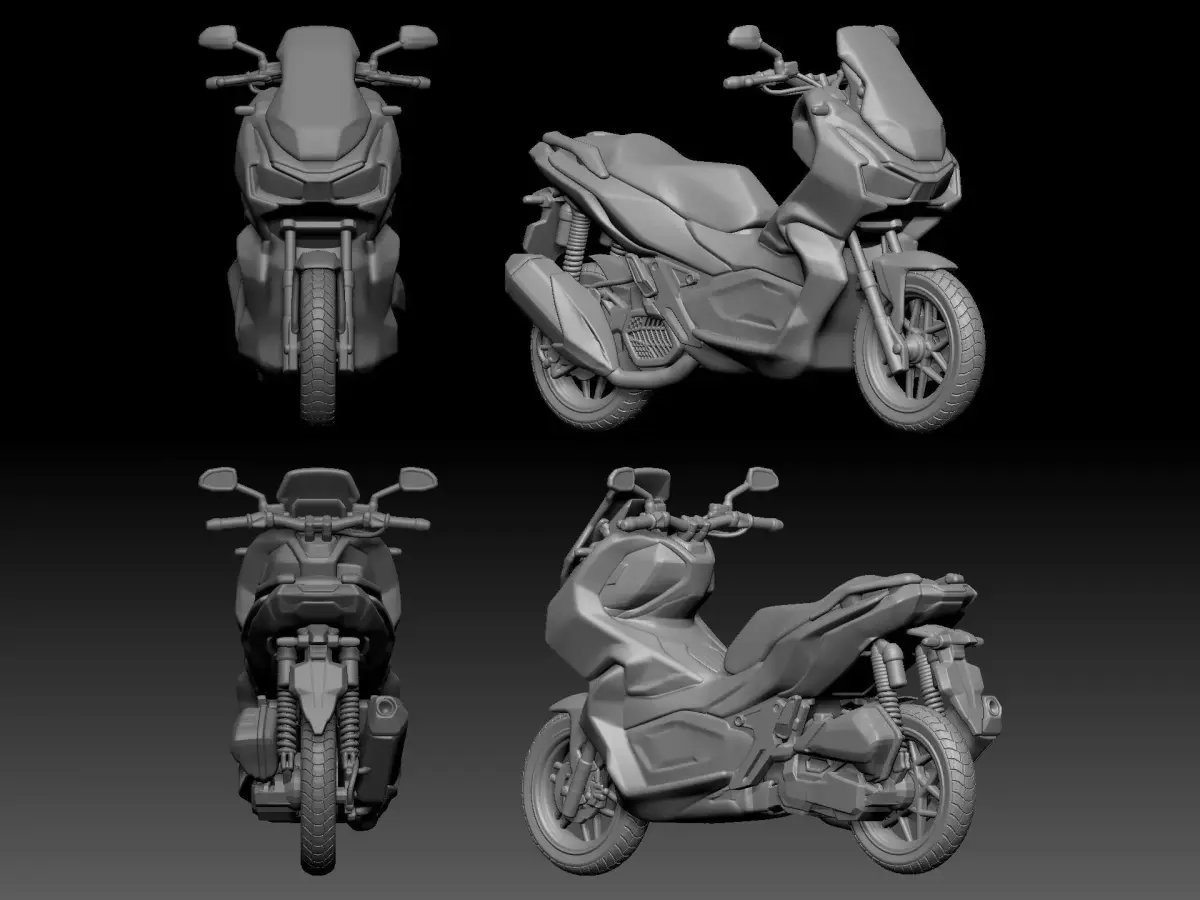 honda adv 3D print model