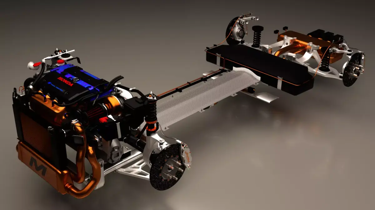 Honda Engine 3D model purchase
