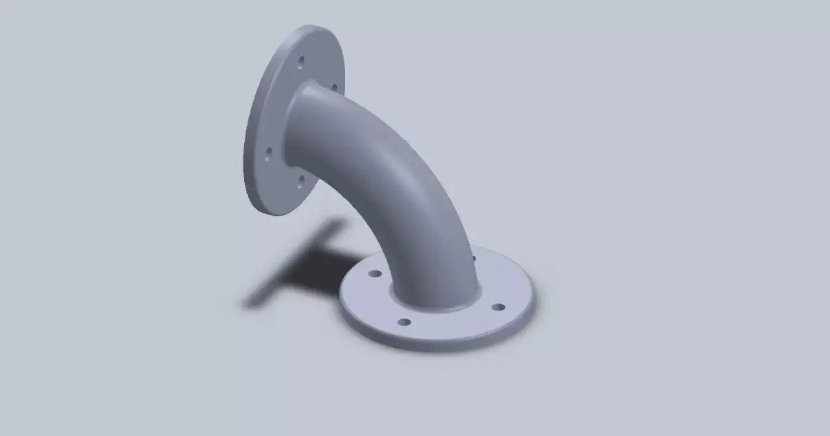 PIPE COUPLING ELBOW 3D model